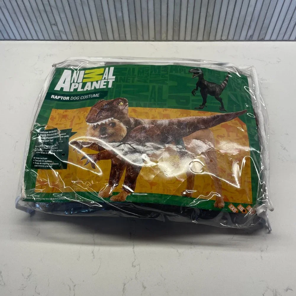 Animal Planet Raptor‎ Dog Costume, Size Small, Item# PET20109